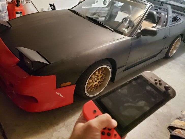 “The Switch my buddy gave me matches my project car.”