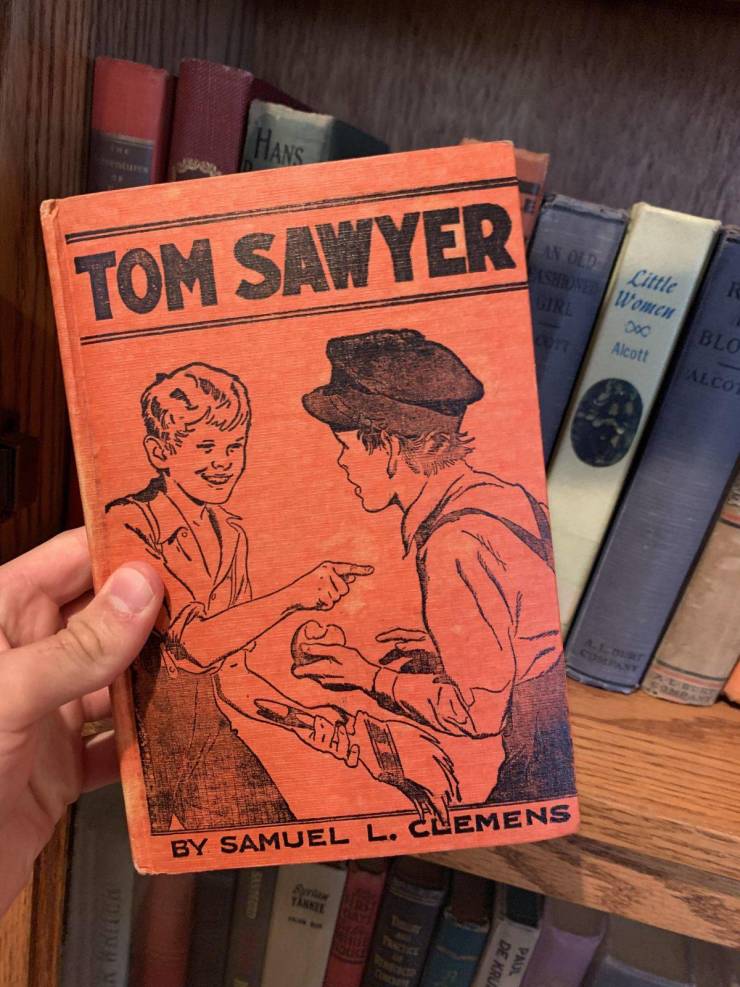 book - Hans Wold Tom Sawyer Cittle SHOWomen Blo Alcott Alco By Samuel L. Clemens