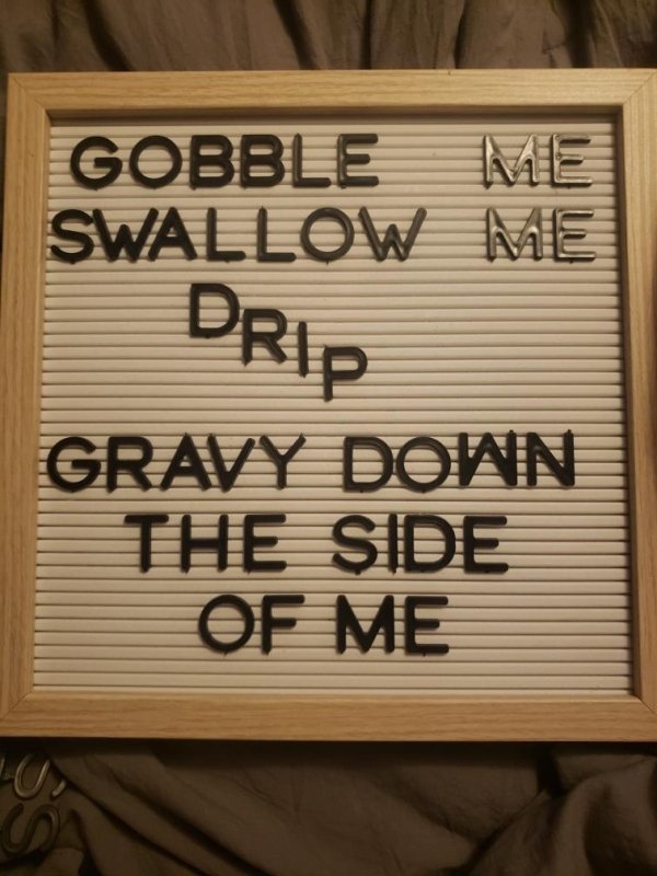 wood - Gobble Swallow Me Drip Gravy Down The Side Of Me