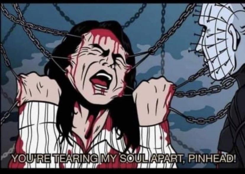 anime - You'Re Tearing My Soulapart, Pinhead!