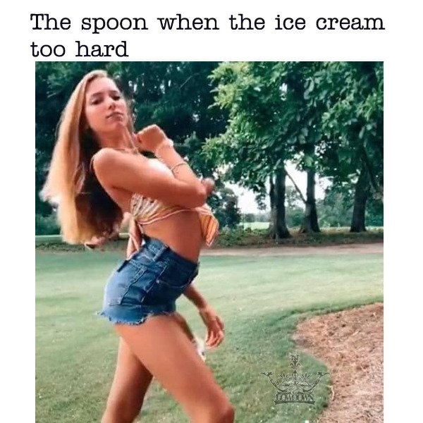 office - The spoon when the ice cream too hard os Foon