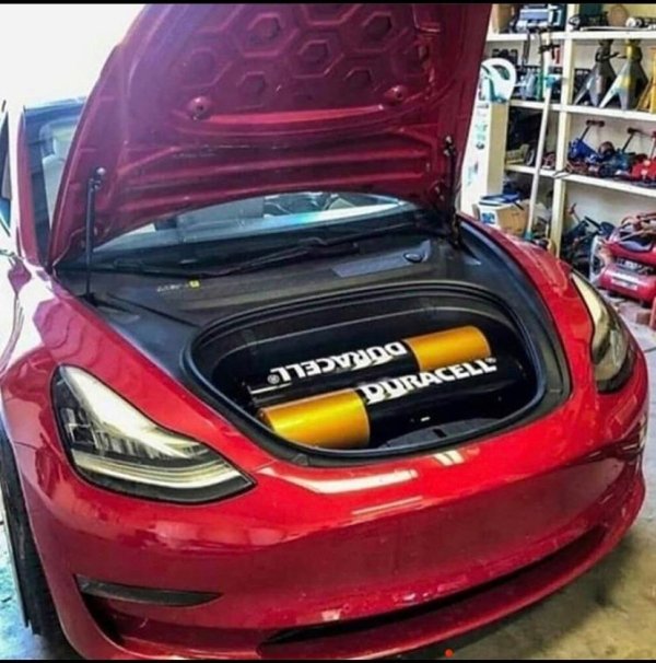 bagged tesla - Duracell