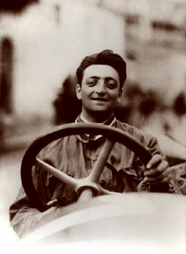 Enzo Ferrari, founder of Ferrari.