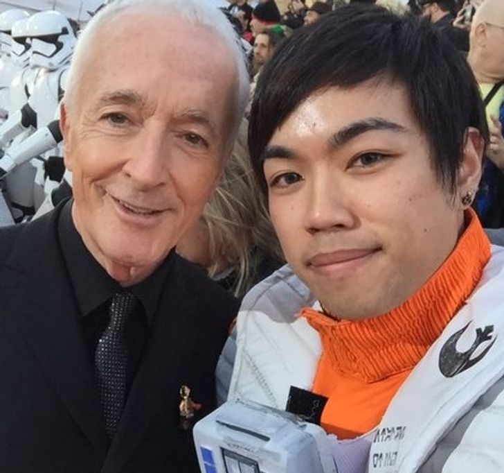 “I was able to attend the World Premiere of Star Wars and got to take selfies with the entire cast.”