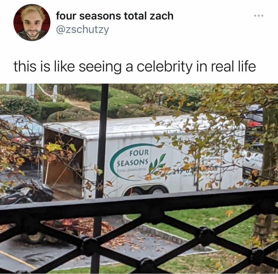 vehicle - four seasons total zach this is seeing a celebrity in real life Four Seasons To 24504