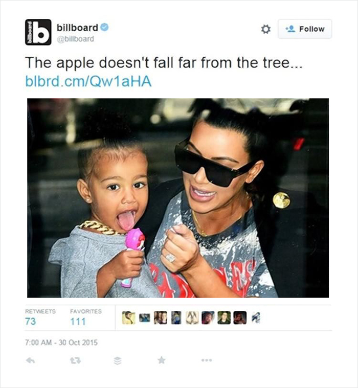 north west lollipop - o lb billboard The apple doesn't fall far from the tree... blbrd.cmQw1aHA 73 Favorites 111