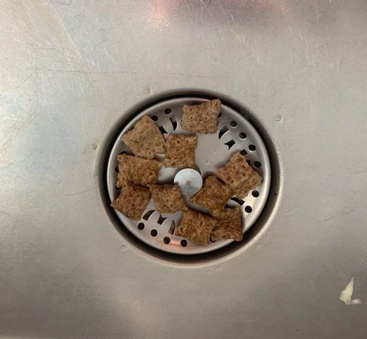 “Every time my boyfriend eats cereal, he eats until there are only a few flakes left floating in the milk, then he pours that out into the sink, and leaves it there for me to clean up.”