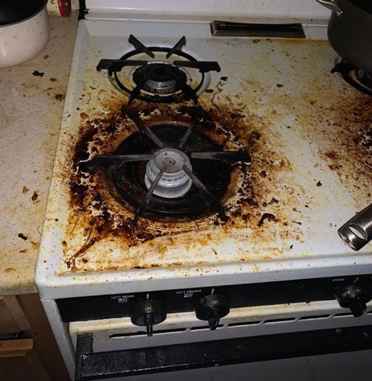 “Wanted to make a nice meal. My roommate’s habits had other plans.”