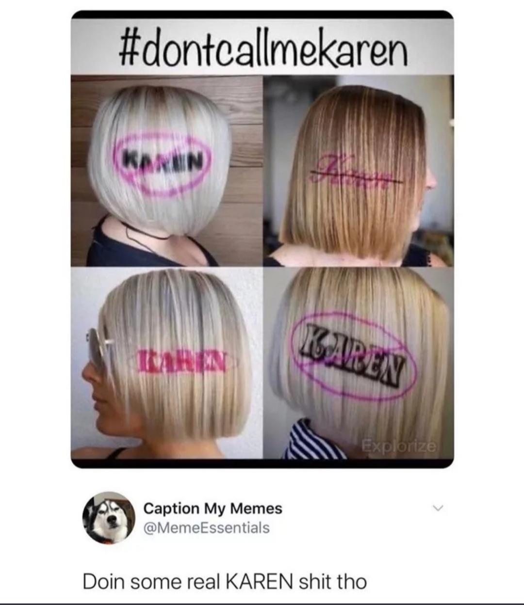 don t call me karen - Kanin Karen Ilarin Explorize Caption My Memes Doin some real Karen shit tho