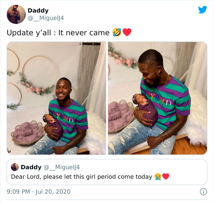 child - Daddy Update y'all It never came Yrmd Yrmd Daddy Dear Lord, please let this girl period come today