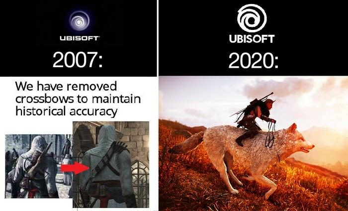 ubisoft historical accuracy - Ubisoft Ubisoft 2007 2020 We have removed crossbows to maintain historical accuracy