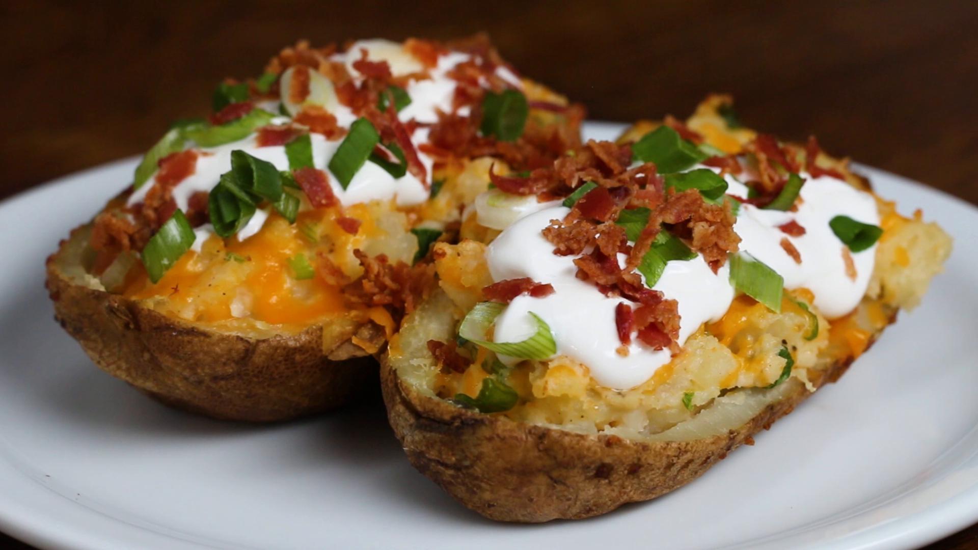 loaded jacket potatoes