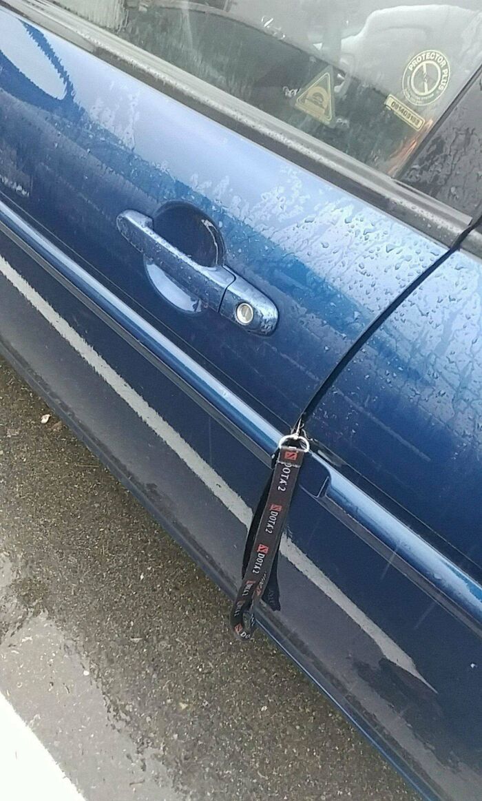 Keys Swung Into My Car And Got Stuck Before An Exam