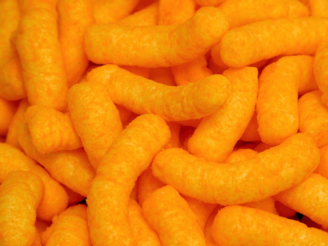 Eating cheetos with chopsticks so you don't have to wipe your fingers while playing videogames.