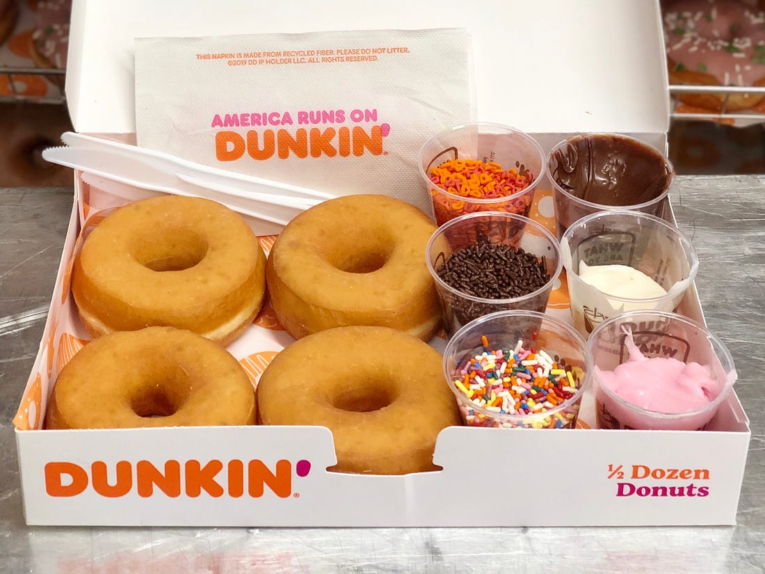 dunkin donuts kit - This Napkin Is Made From Recycled Fiber. Please Do Not Litter 02019 Ddie Holder Llc. All Rights Reserved America Runs On Dunkin Dunkin' 2 Dozen Donuts