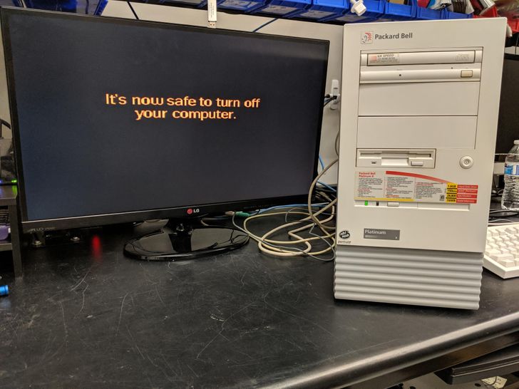 “The ’gore’ here is that this is still being used daily by my customer, who refuses to upgrade.”