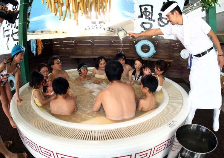 fun facts - japan spa noodle bath