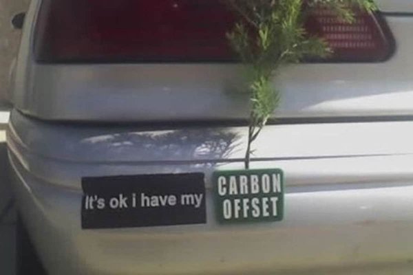carbon offset meme - It's ok i have my Carbon Offset