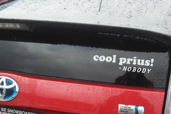 vehicle door - cool prius! Nobody Be Snowboardiu Hybrid Synergy Drive 20