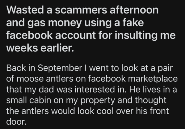 Guy Gets Perfect Revenge on Scammer.