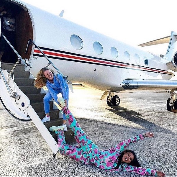 spoiled rich kids plane