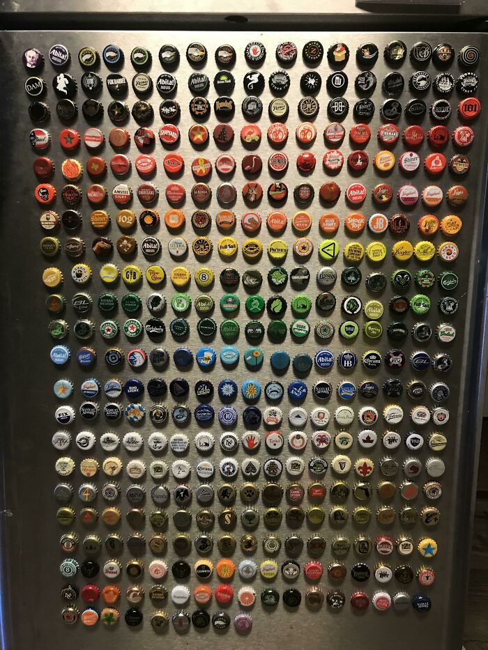 My Bottle Cap Collection. Up To 366 Different Caps So Far