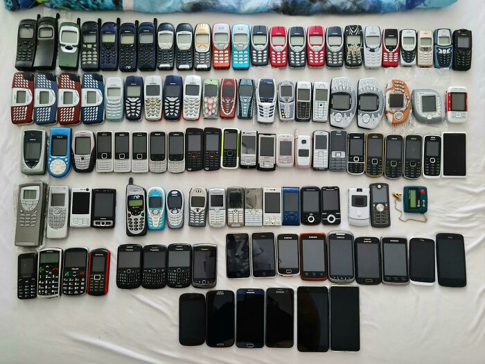 My Collection Of Vintage Mobile Phones, Ongoing Since 2006
