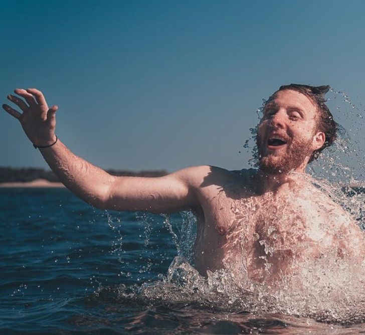 “After what has been a pretty terrible year, I was able to hit the beach and enjoy the sunshine.”