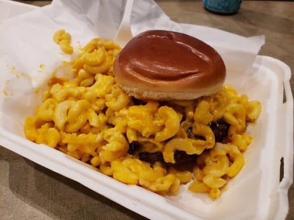 I got another mac and cheese burger. This time I asked for “as much mac and cheese as you can without getting fired.” I might not survive.