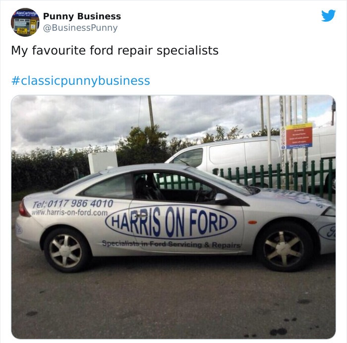 vehicle door - AluCartrido Punny Business My favourite ford repair specialists Tel0117 986 4010 Harris On Ford Specialists in Ford Servicing & Repairs