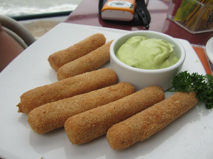 Not mine but in college I had a roommate from Australia who was studying abroad in America. We went out to dinner one night and I got mozzarella sticks. He could not believe we just deep fried cheese and then ate it