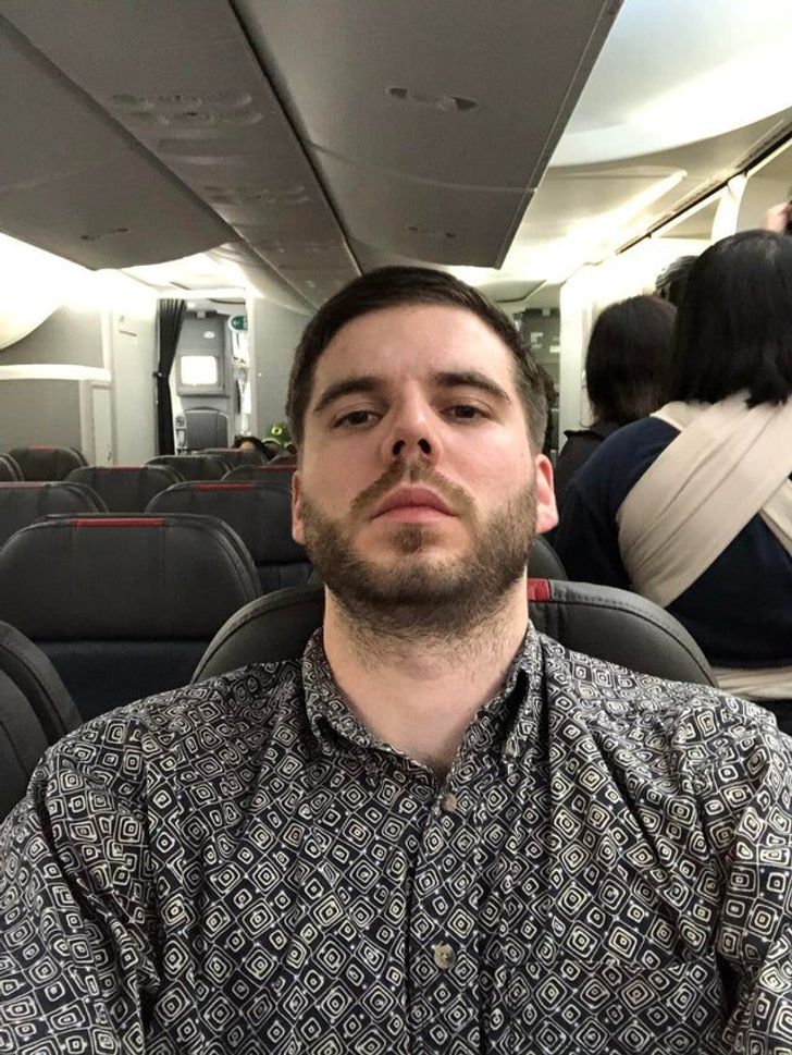 “My head support on a 14-hour flight”