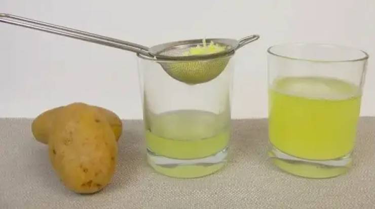 Potatoes are mostly water.