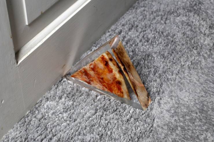 “I have a real pizza epoxy doorstop.”