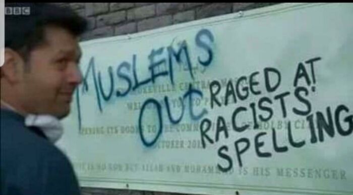 muslems outraged at racists spelling - Huslems We To 2011 Outraged At Racists" Spelling Doban Is Messenger