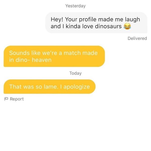 27 WTF Texts Seen on Dating Apps.