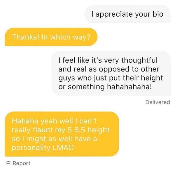 27 WTF Texts Seen on Dating Apps.