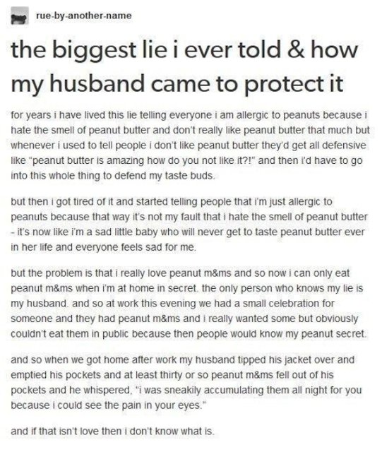 my future husband meme - ruebyanothername the biggest lie i ever told & how my husband came to protect it for years i have lived this lie telling everyone i am allergic to peanuts because i hate the smell of peanut butter and don't really peanut butter th