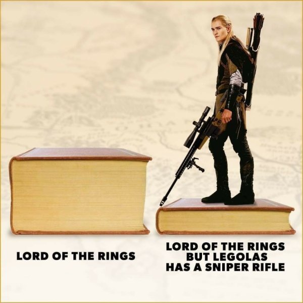 The Lord of the Rings - Lord Of The Rings Lord Of The Rings But Legolas Has A Sniper Rifle