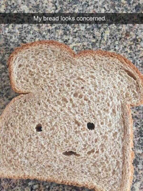 rye bread - My bread looks concerned...