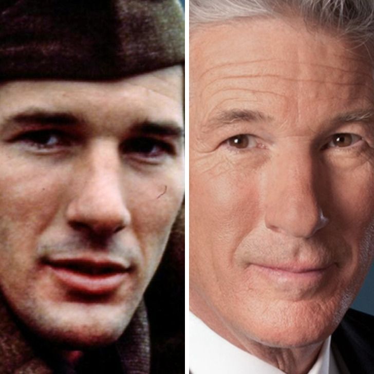 Richard Gere,
Age 29 vs age 63