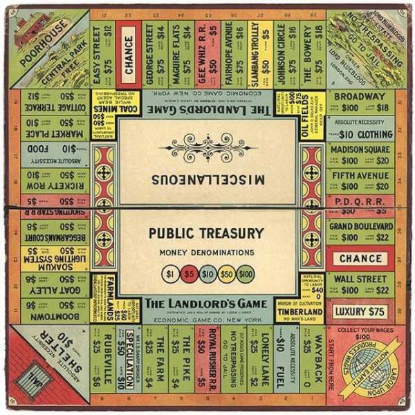 “First Edition of Monopoly (1906)”