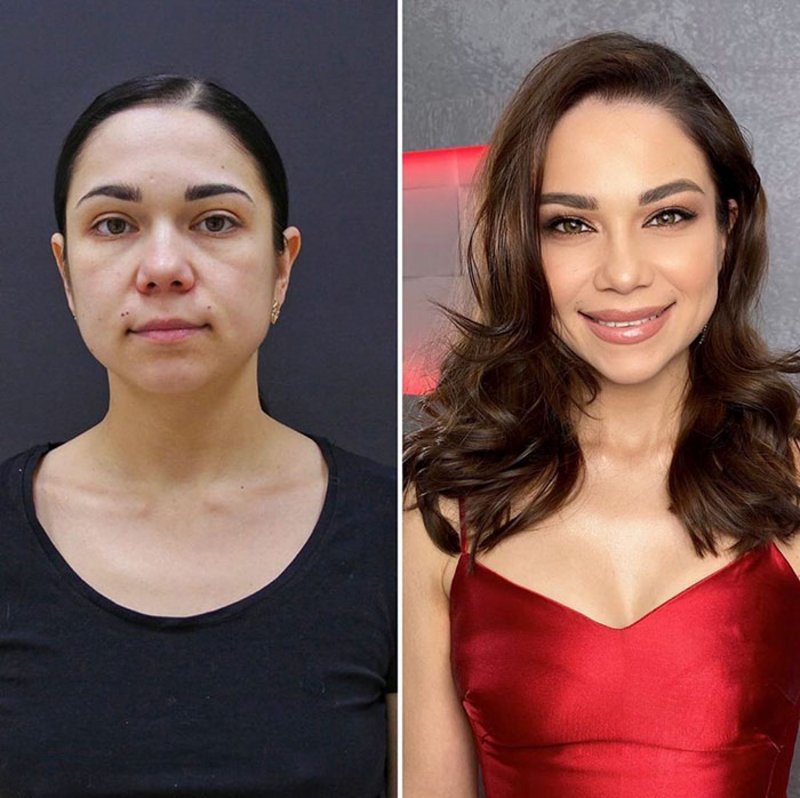 23 Women Before and After Makeup.