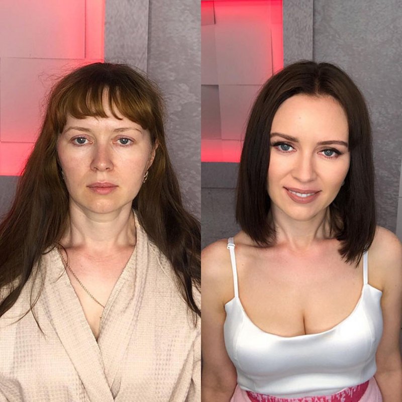 23 Women Before and After Makeup.