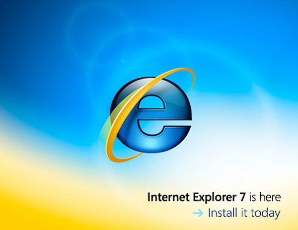 C Internet Explorer 7 is here Install it today