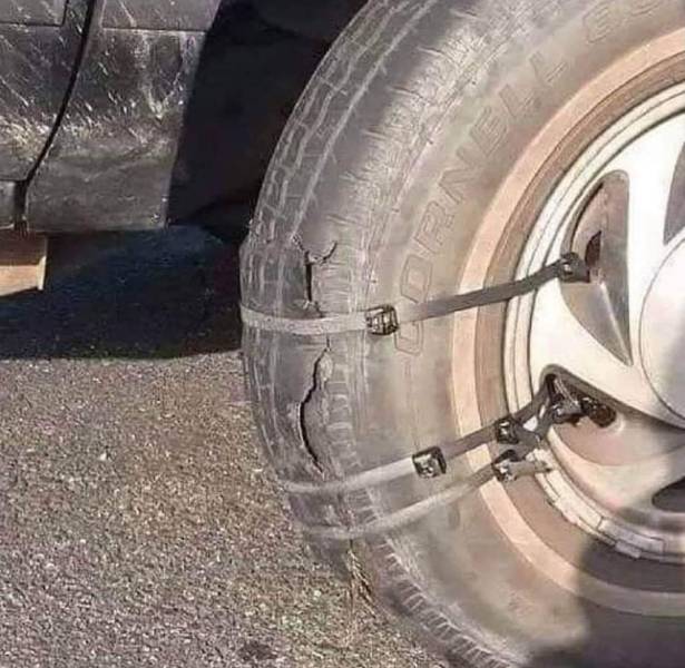zip tie tire