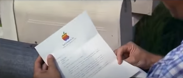 Forrest Gump (1994) The “Apple” company only held an IPO (public offering) in 1980 which means that there was only an opportunity to invest in it at that moment. The scene in the movie takes place sometime between 1974-1976 when Forrest gets a letter from Apple Computers. In the scene, he says that he has already invested funds in “some kind of fruit company.”