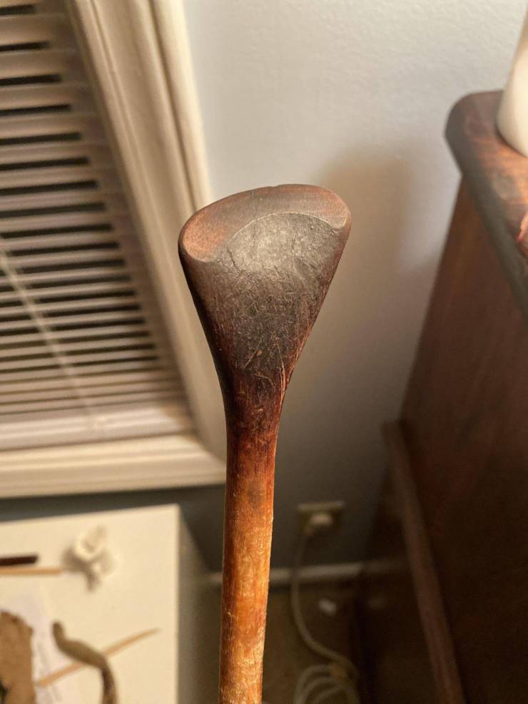 “My Dad has worn this spoon down over 30 years from scraping the bottom of cooking pans and pots.”