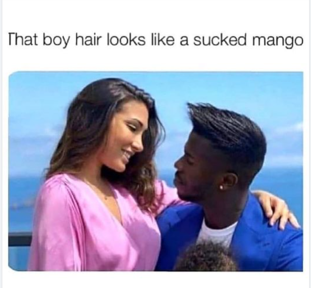 memes sims 3 - That boy hair looks a sucked mango V