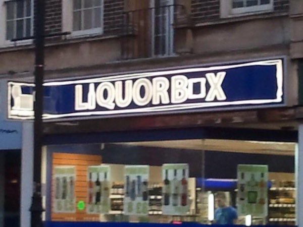 street sign - | Liquorbox